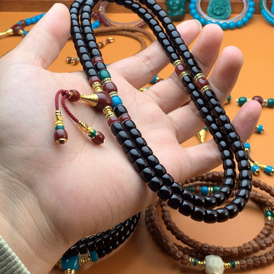 颈饰琉璃白***亮尺寸直径7