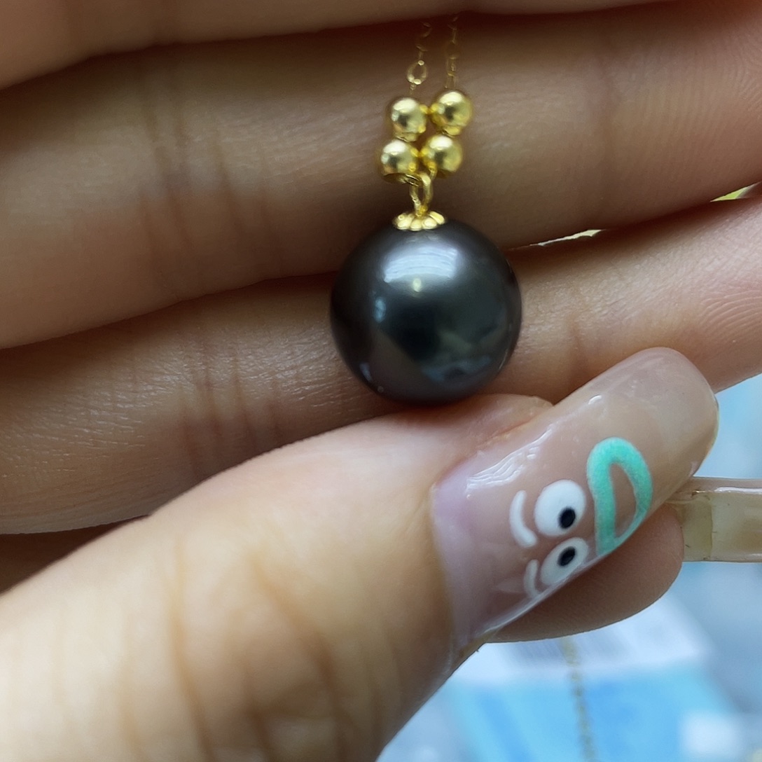 海水珍珠18K金镶嵌颈饰