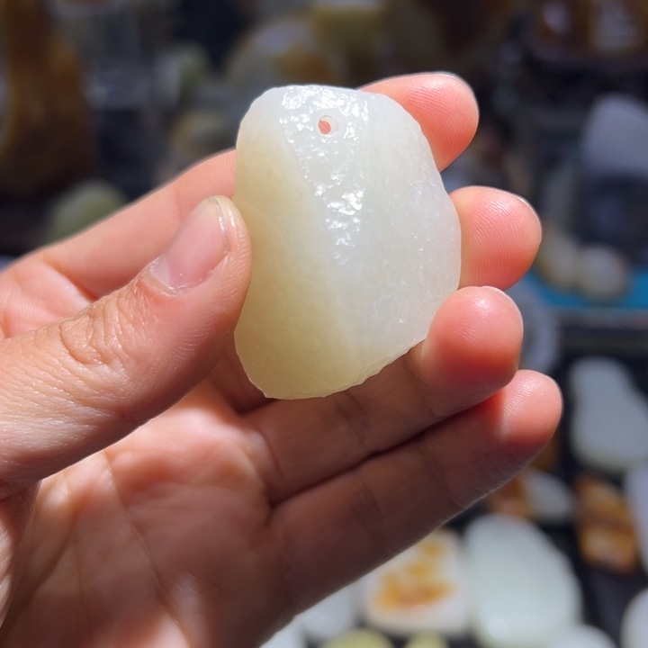 和田玉（白玉）手链未镶嵌