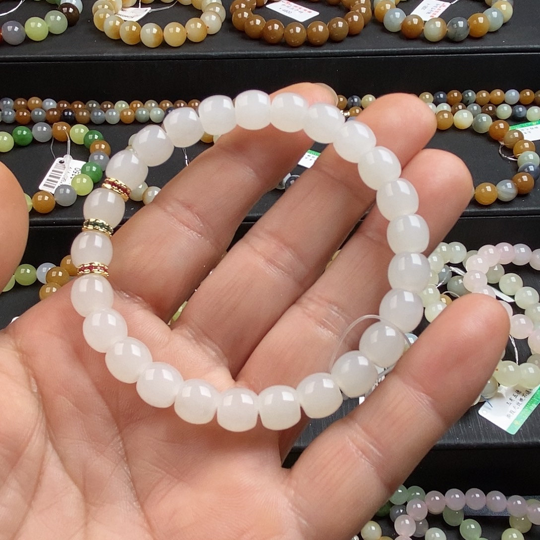 和田玉未镶嵌手链