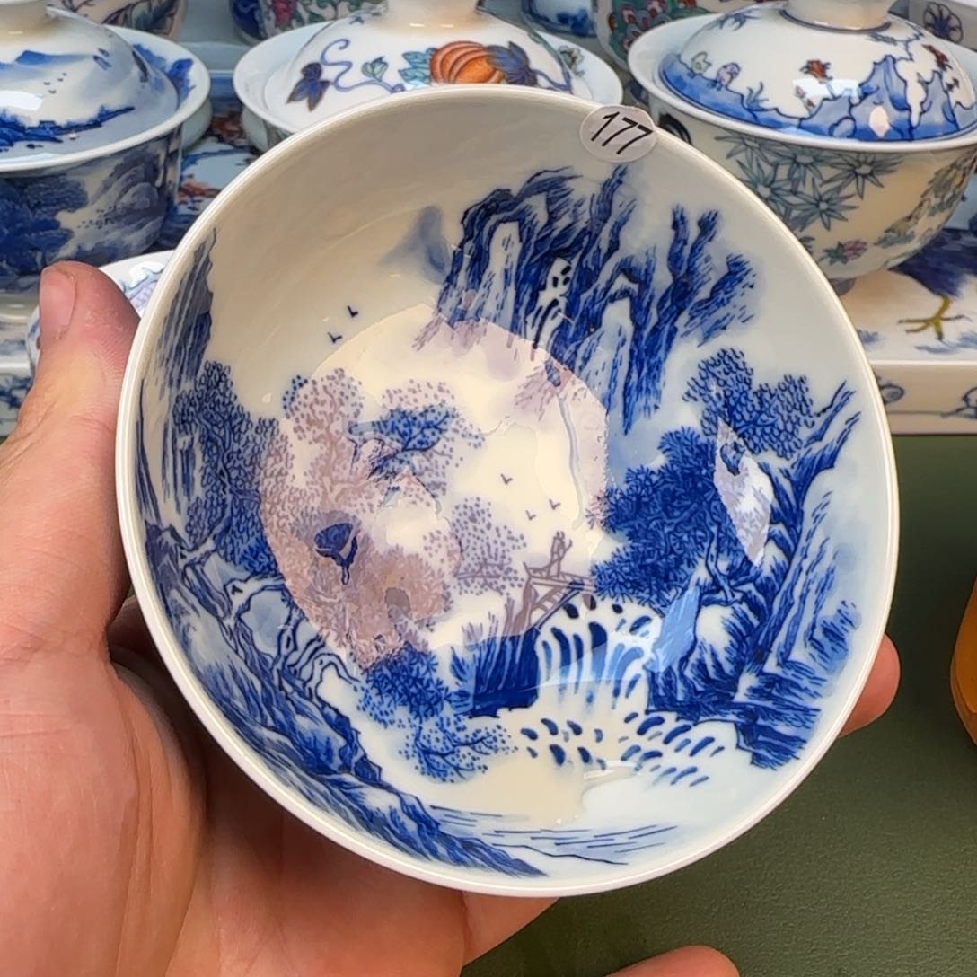 彦祖纯手工手绘茶具177