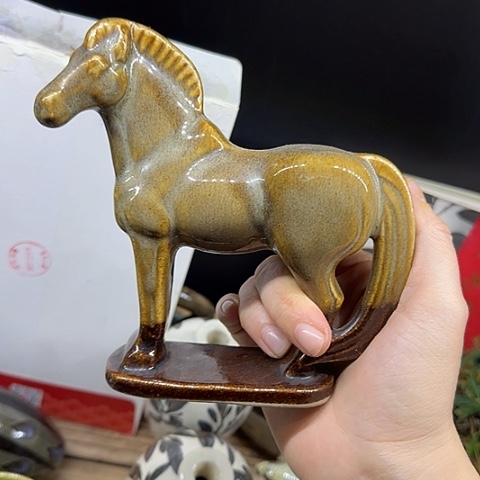 瓷片国营厂库存摆件