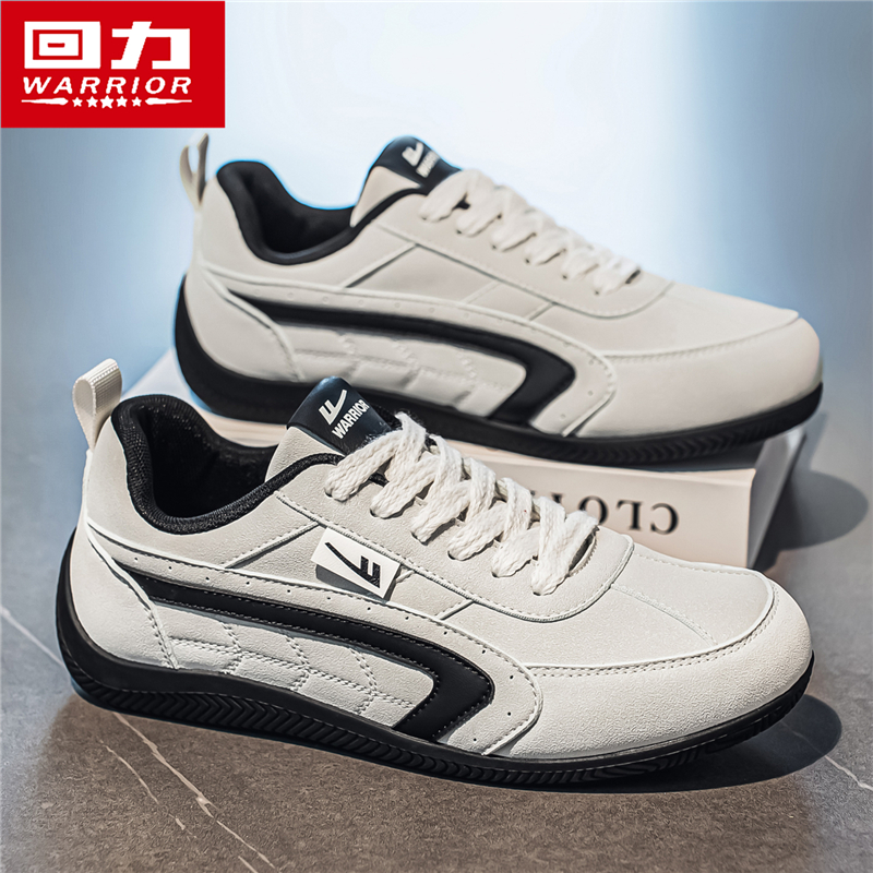 回力赛车鞋男鞋2025新款秋季复古阿甘鞋低帮百搭休闲平板德训鞋
