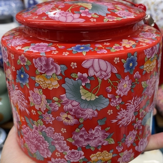 瓷片陶瓷密封罐茶叶罐