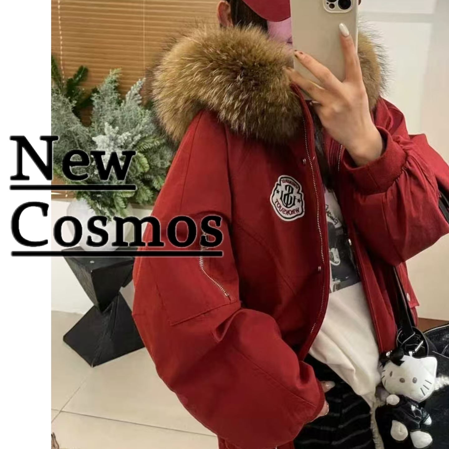 【NEW COSMOS】座山雕羽绒服90白鸭绒