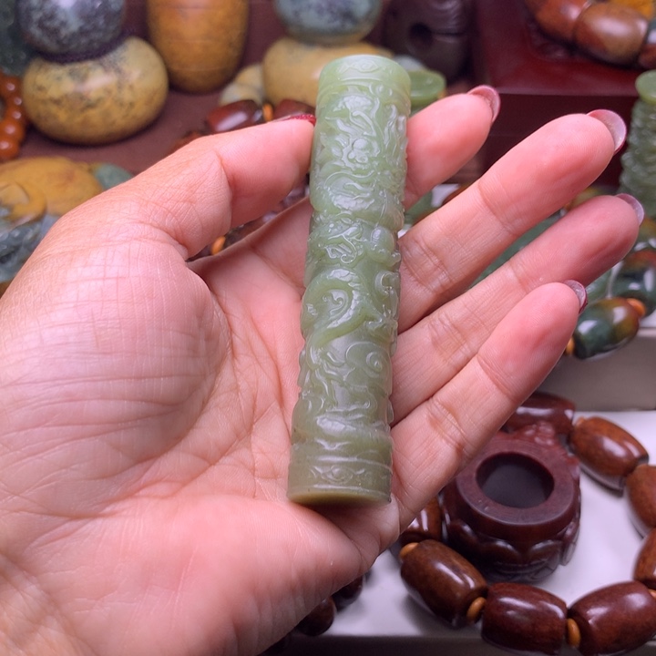 岫岩老玉（透闪石质玉）把件未镶嵌?***?