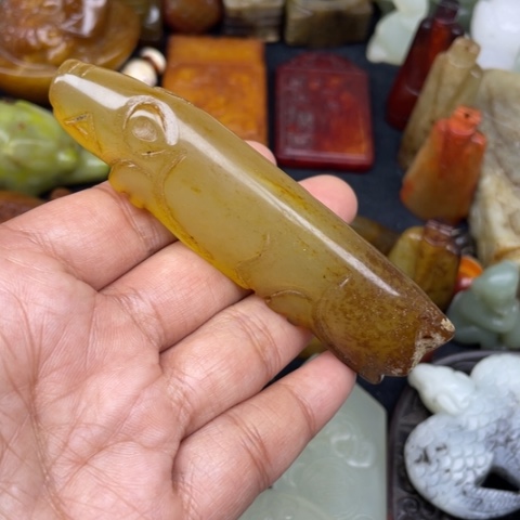 蛇纹石玉未镶嵌颈饰41