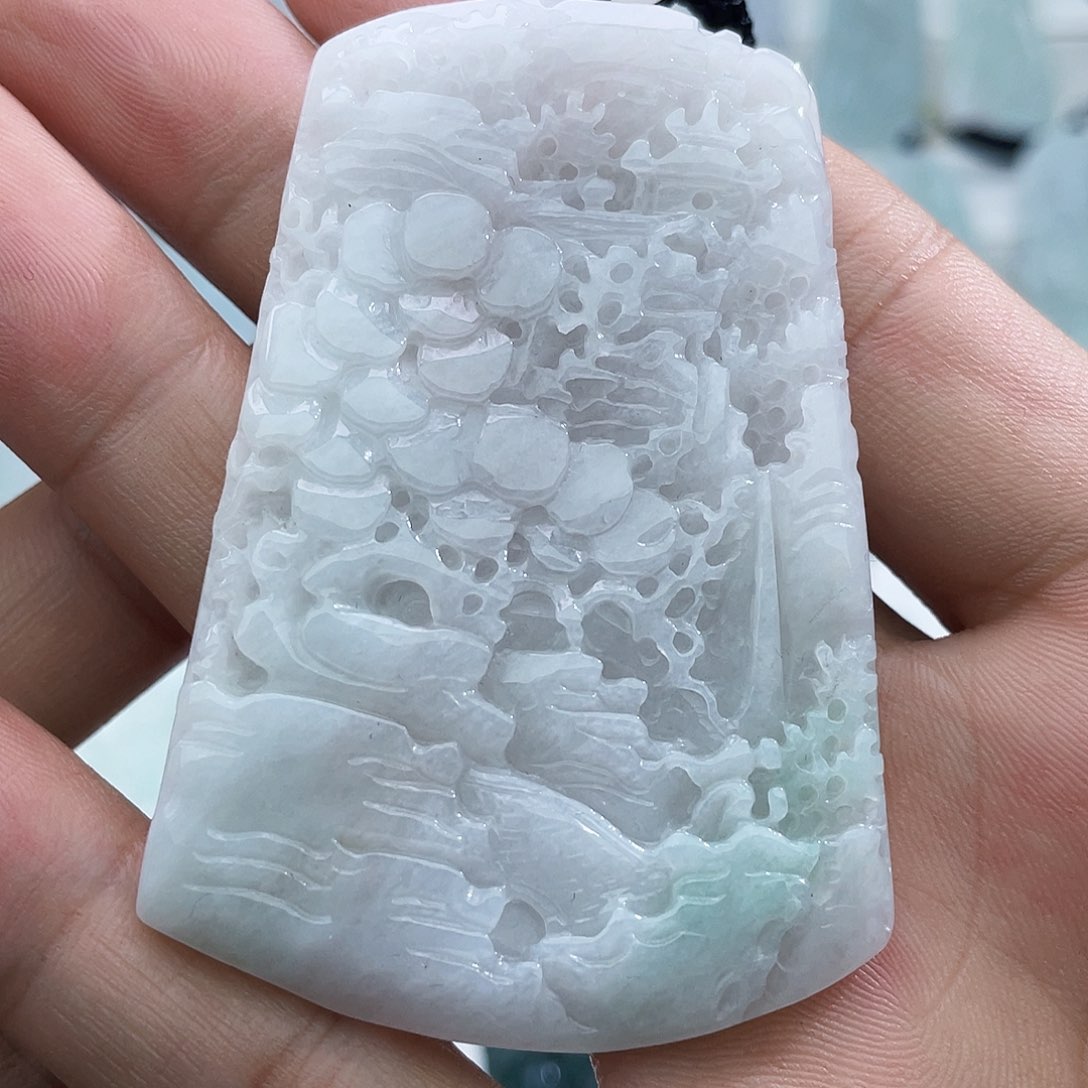 颈饰未镶嵌翡翠翡翠