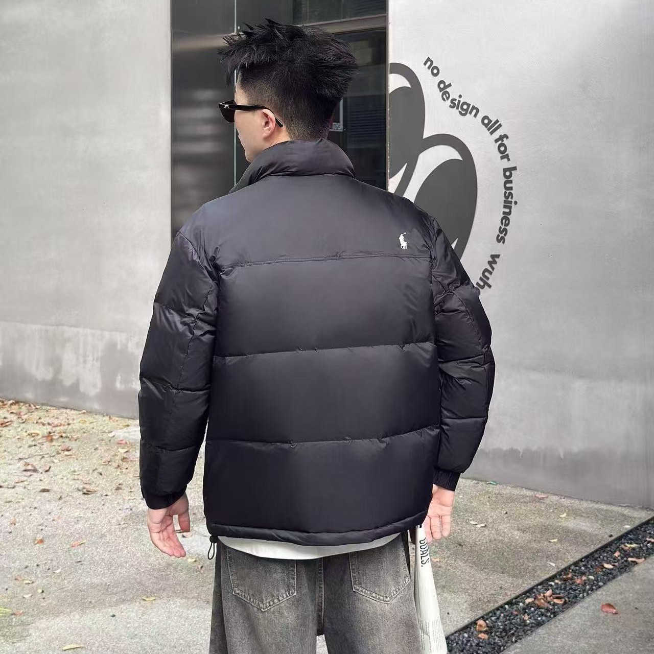 8907男士立领羽加绒服