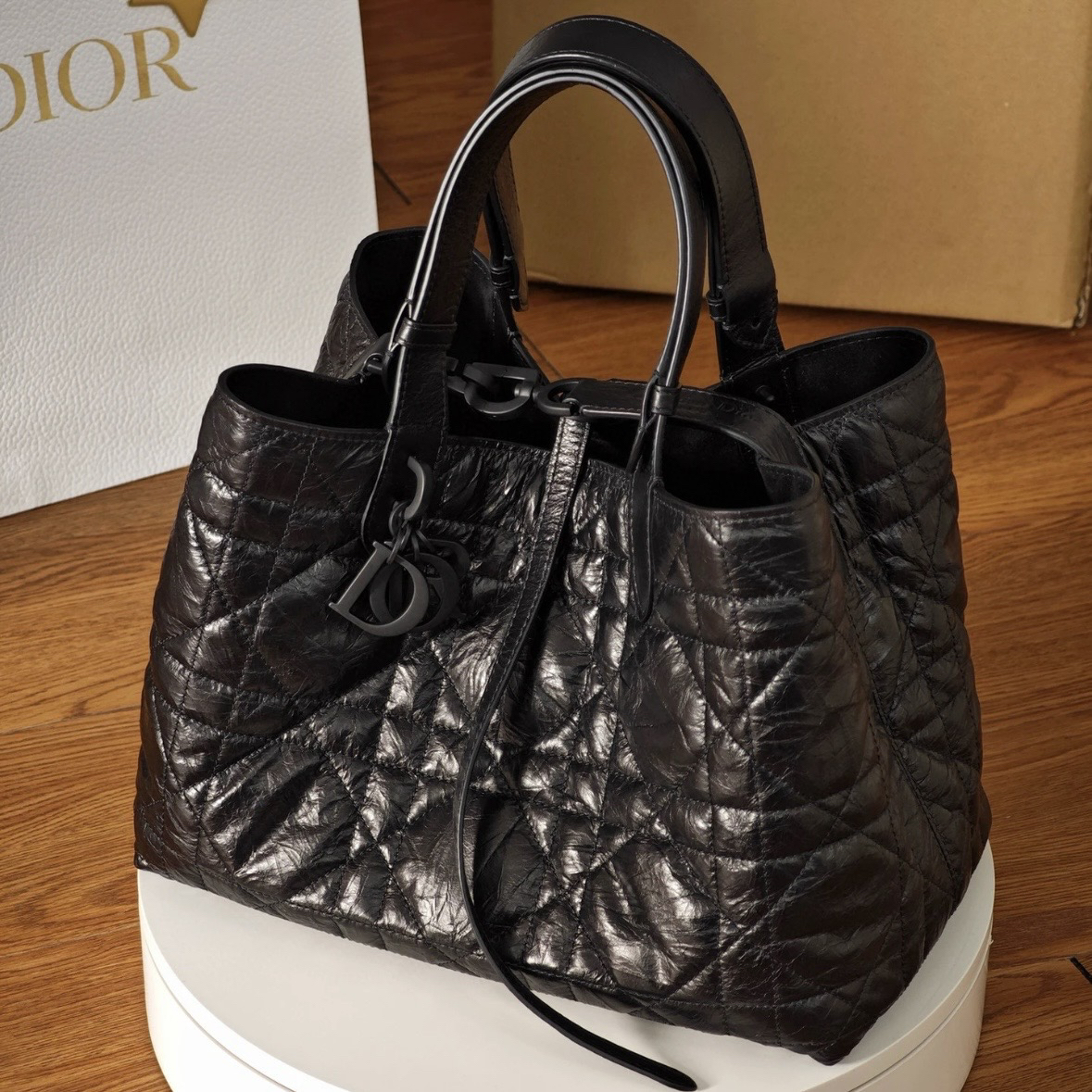 95新 DIOR/迪奥 夏七中古/Toujours土著手提单肩包1683391