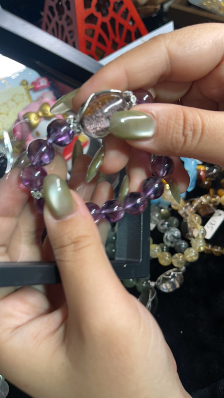 合成金属手链 共生幽灵紫水春天的眼睛专拍链接