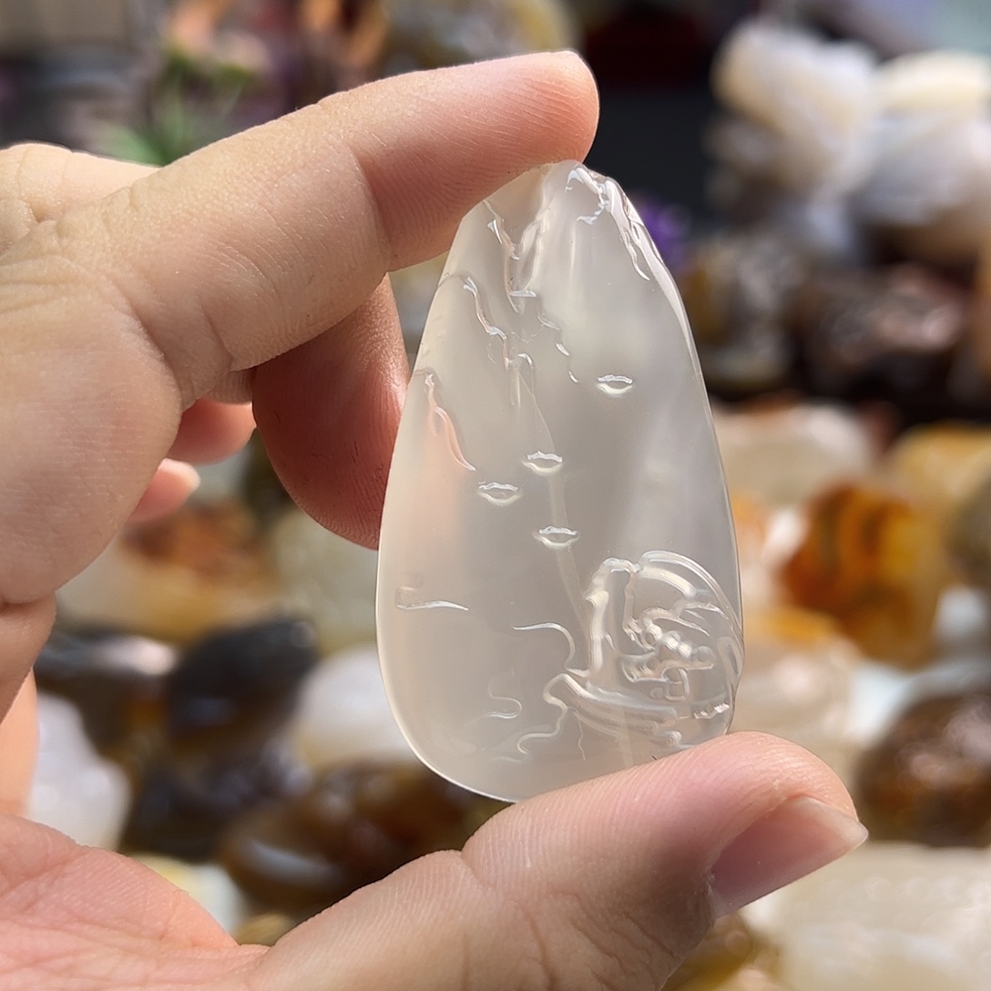 玛瑙/玉髓未镶嵌颈饰