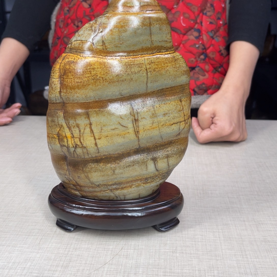 石材广西大化彩玉石配底座不包邮