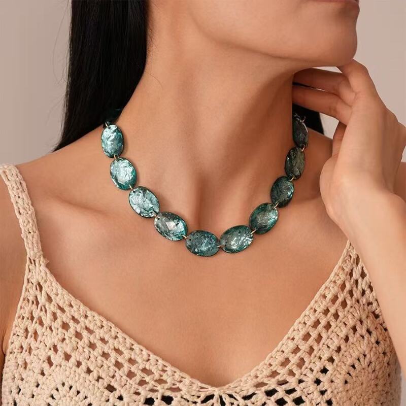 铜合金项链  T002气质轻奢时尚百搭优雅项链