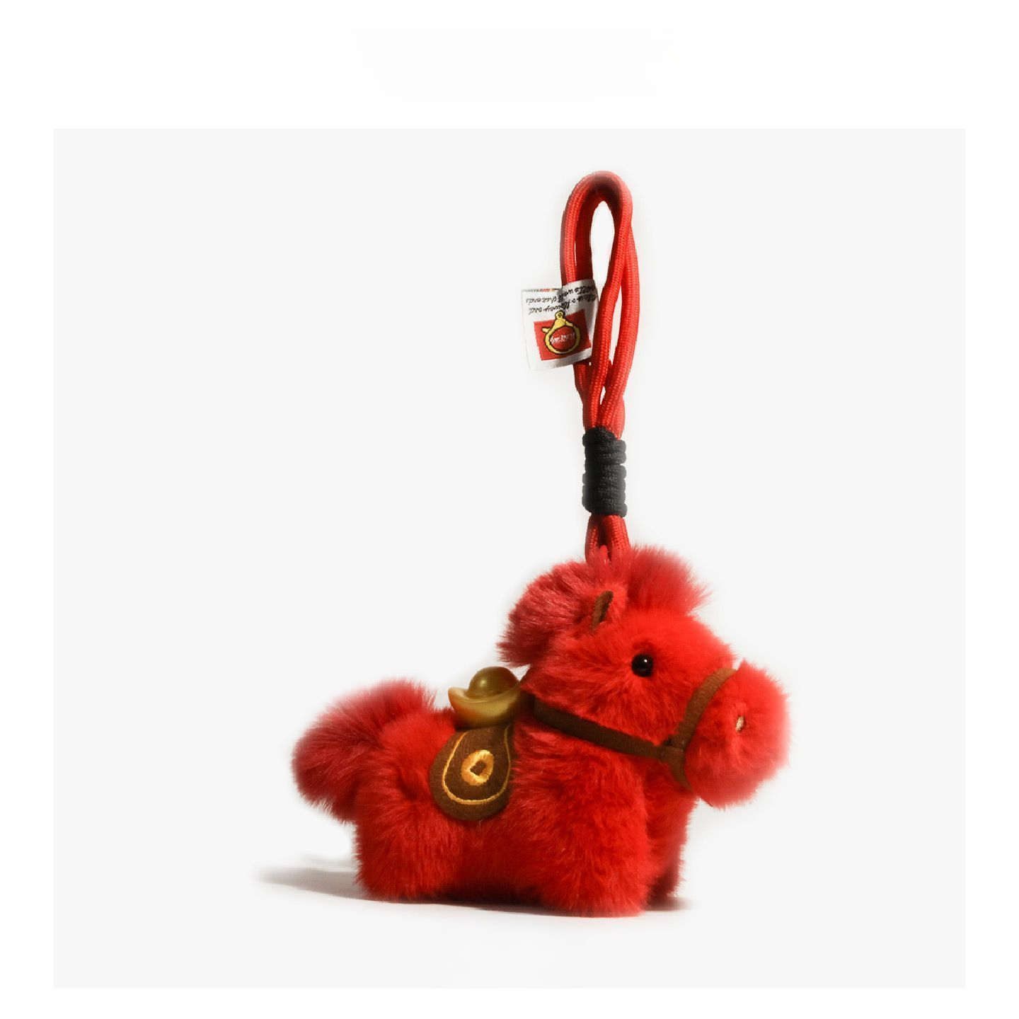 元宝小马马上有钱挂件包包挂件钥匙扣马年吉祥物公仔玩偶挂件CCC