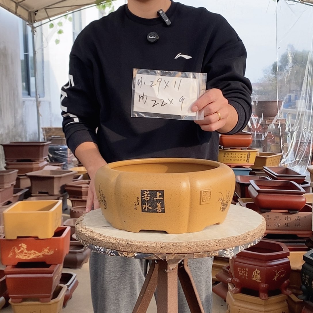 花盆紫砂紫砂花盆