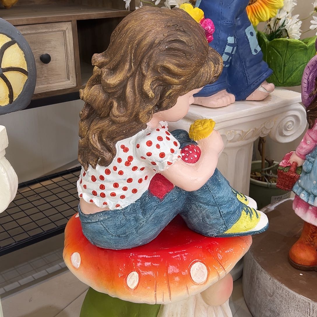 花园摆件红红火火