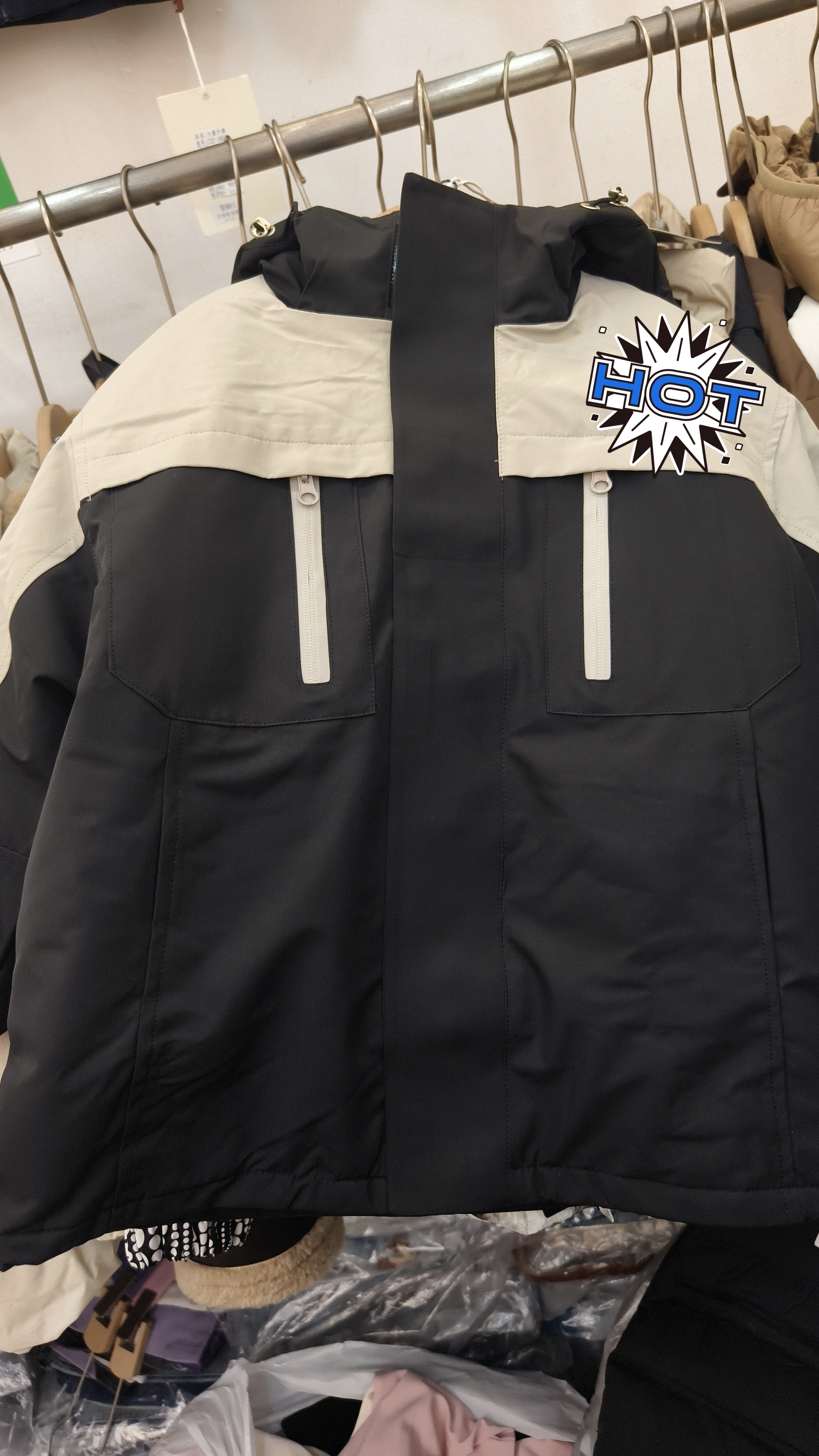 冬季可拆卸羽绒服