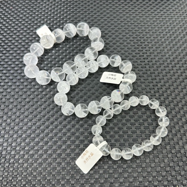 【小梅哥】喜马拉雅白幽灵水晶手链多样性发其一