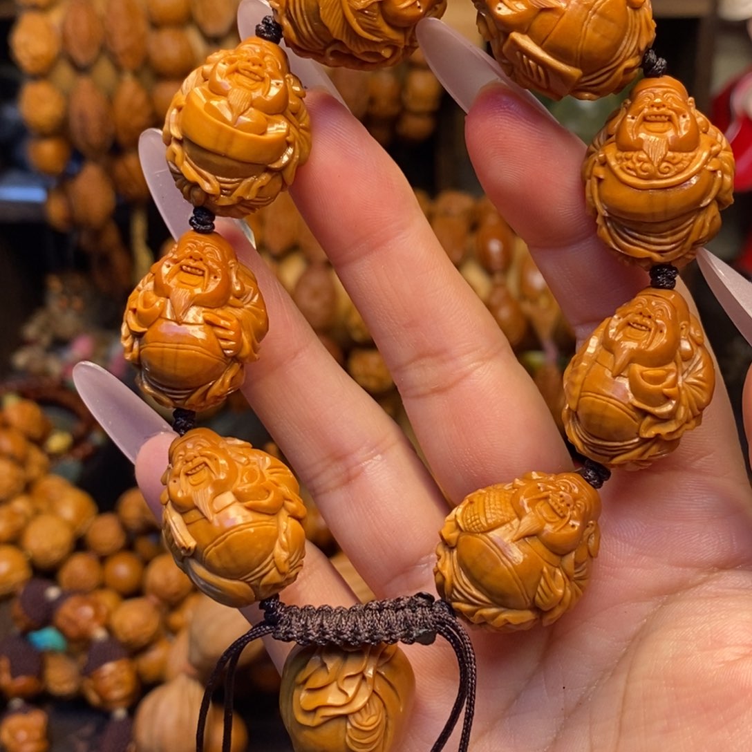 手串/手链橄榄核八方来财