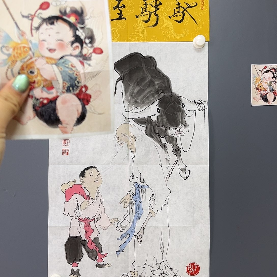 老师说我的头发长了好多啊
