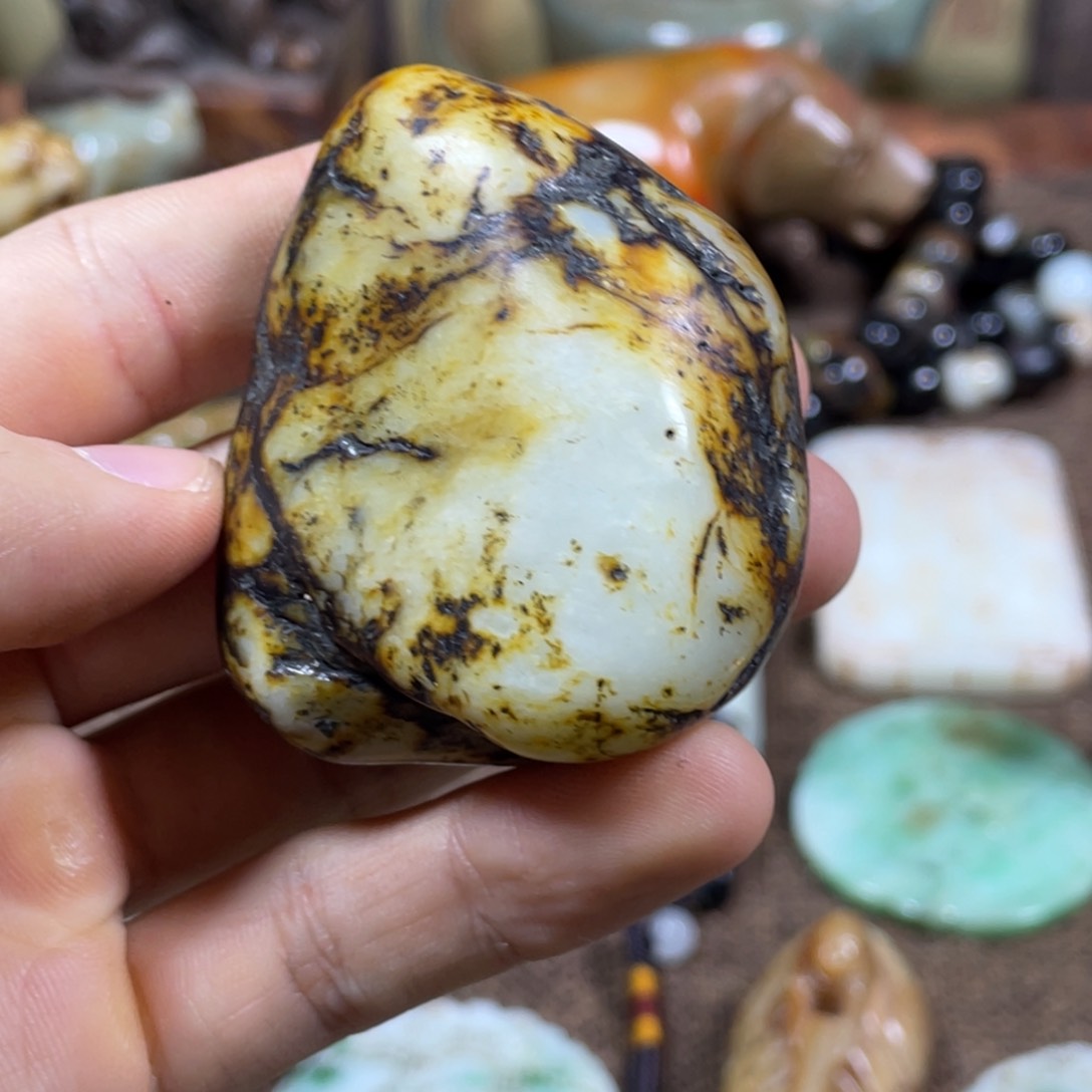 和田玉未镶嵌吊坠(不含链)