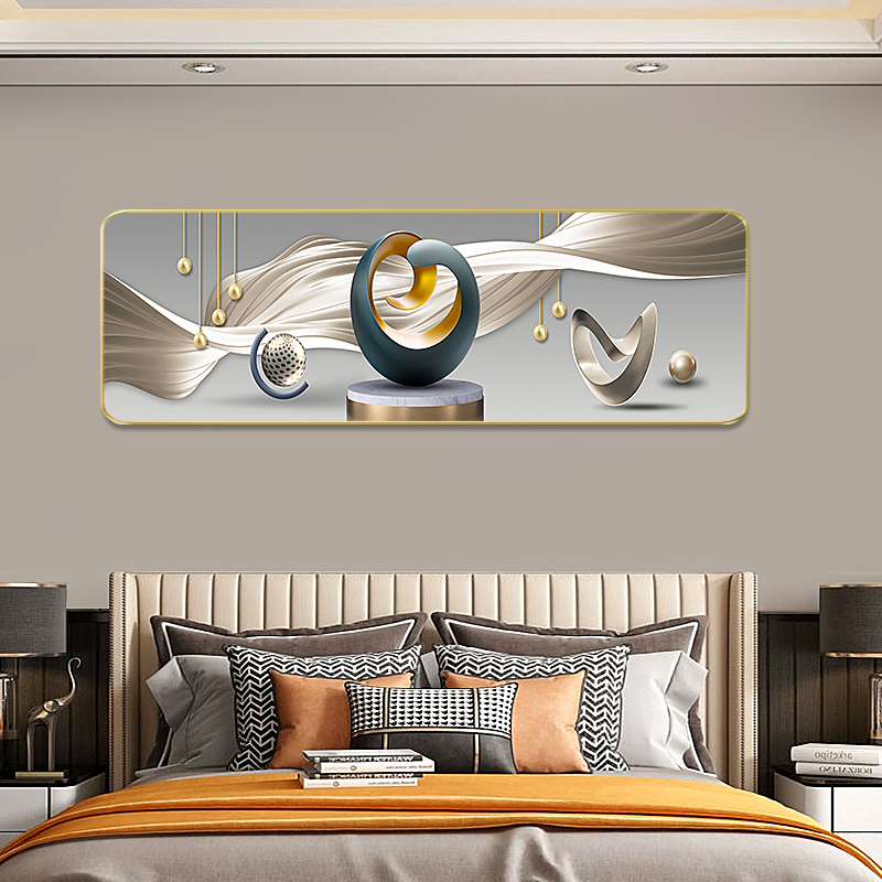 P13【律动空间】卧室床头装饰画北欧主卧挂画现代酒店宾馆墙壁画