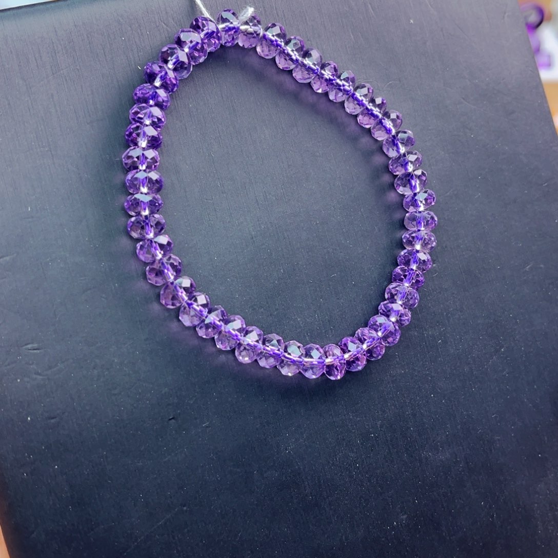 译***涵水晶手串未镶嵌天然保真