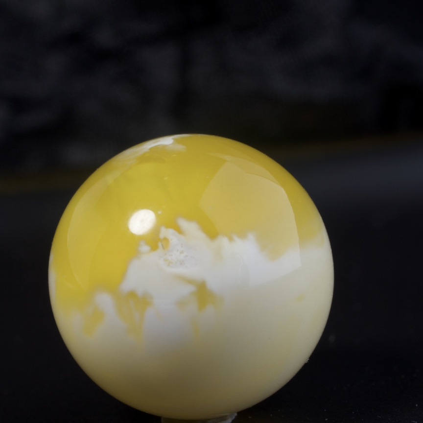 15.5金白聚宝盆圆珠