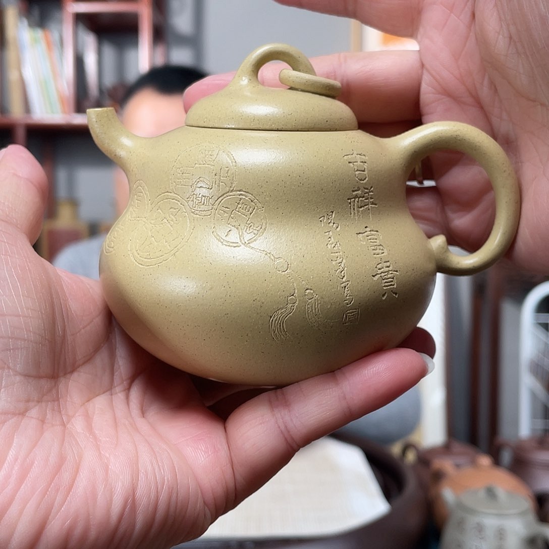 本山绿泥茶壶本绿葫芦宝宝