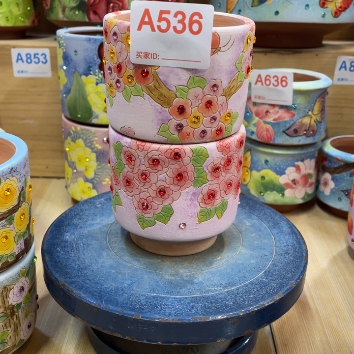 小直筒多肉花盆7口