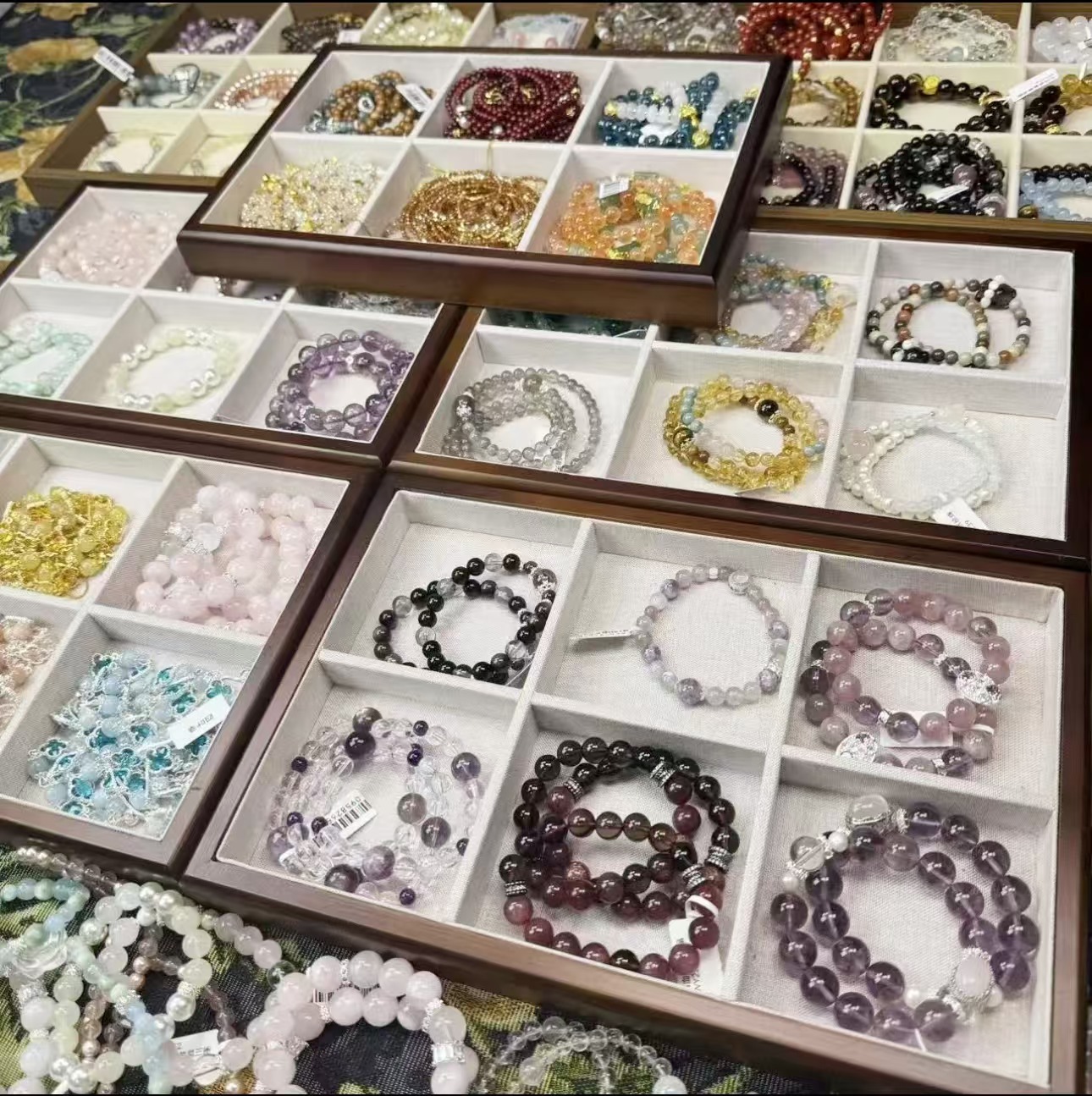 合金手链 水晶天然手串多样性发【直播间现场拍对应价格备注编号】