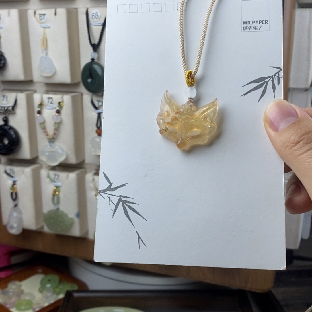 玛瑙/玉髓合金颈饰