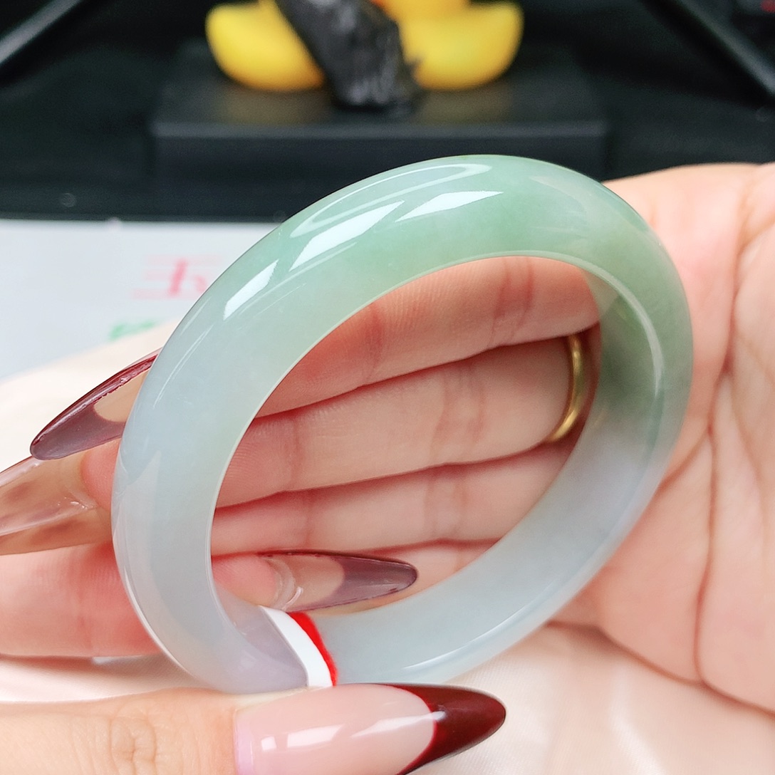 未镶嵌手镯翡翠57-58圈口