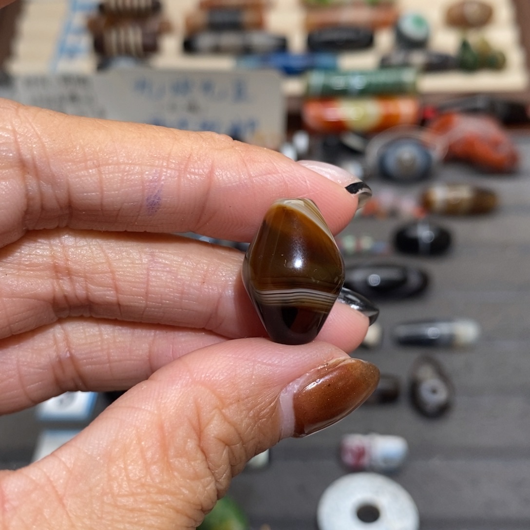 默***.玛瑙/玉髓合金手链