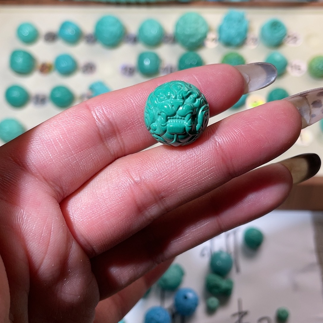 手工雕刻配饰配珠卡15+