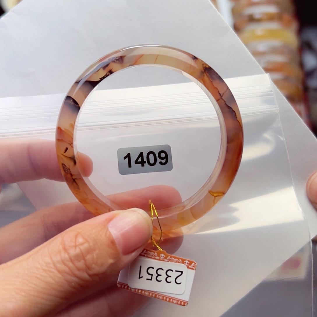 玛瑙/玉髓手镯未镶嵌优*&