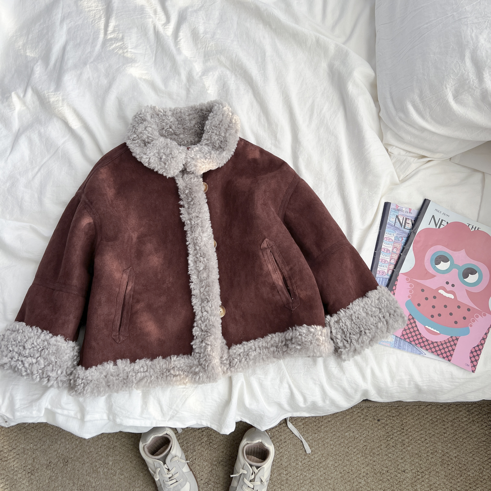 【原版】女童冬装加厚外套中大童保暖上衣BSYDW55196