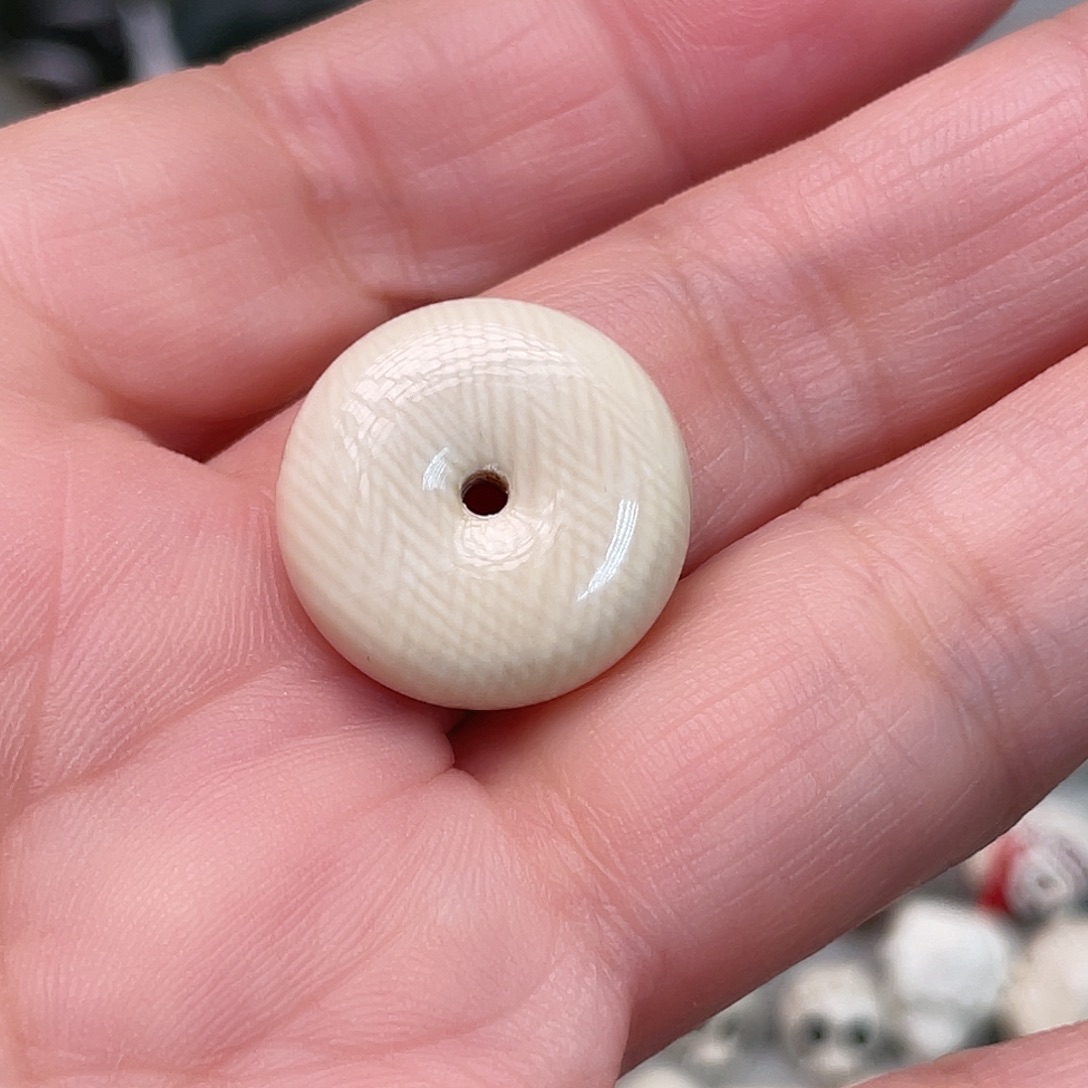 猛犸象牙手串/手链/手镯18平安扣