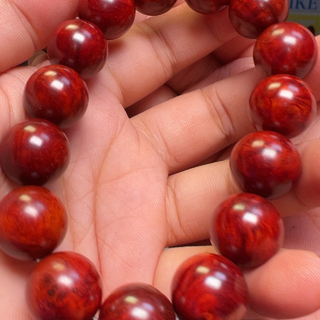 清***静手串檀香紫檀（小叶紫檀）1.5