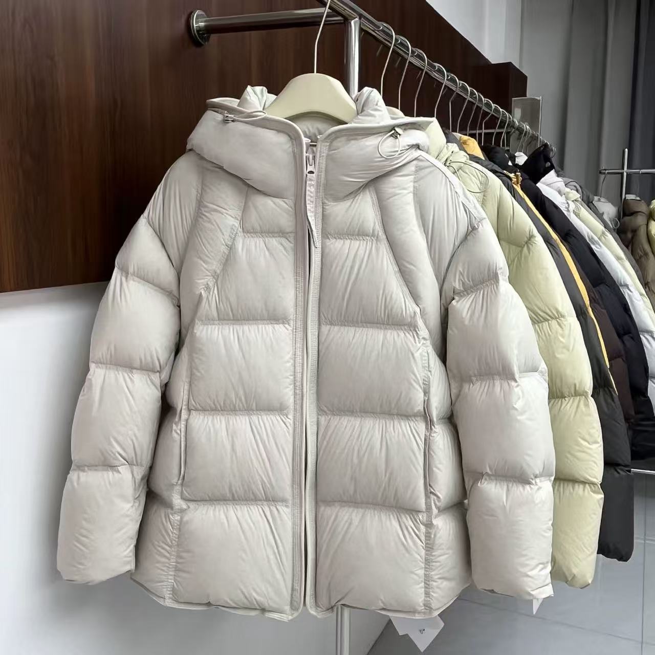 【阅初】2025冬季新款女装休闲加厚上衣宽松休闲90白鸭绒羽绒服