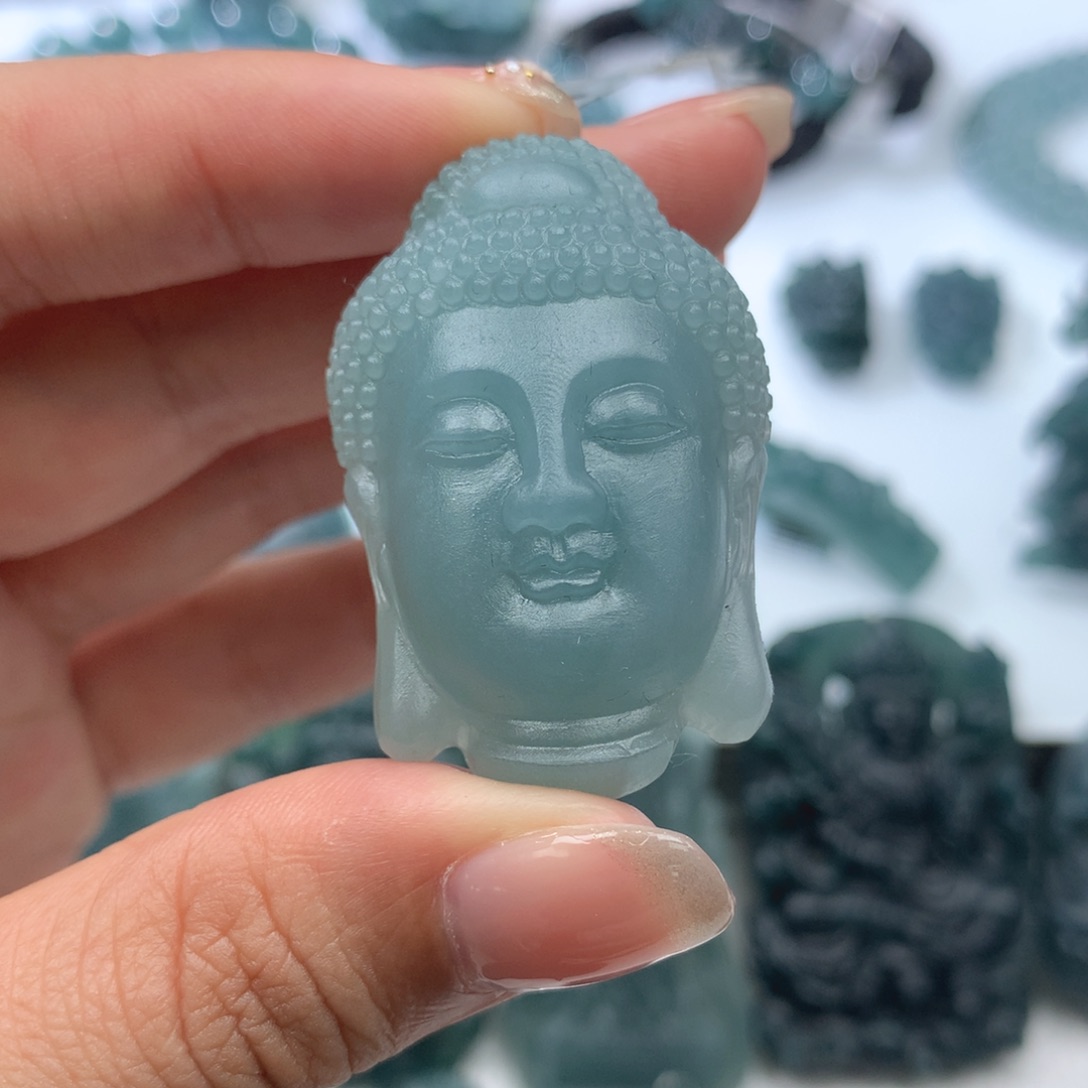 未镶嵌定制翡翠毛货不退不换