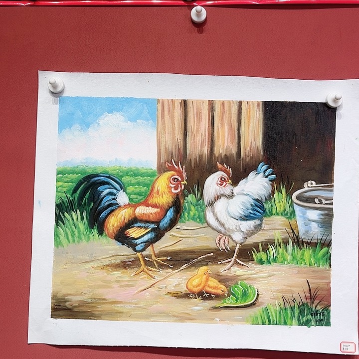 油画刘文桂老师油画朵