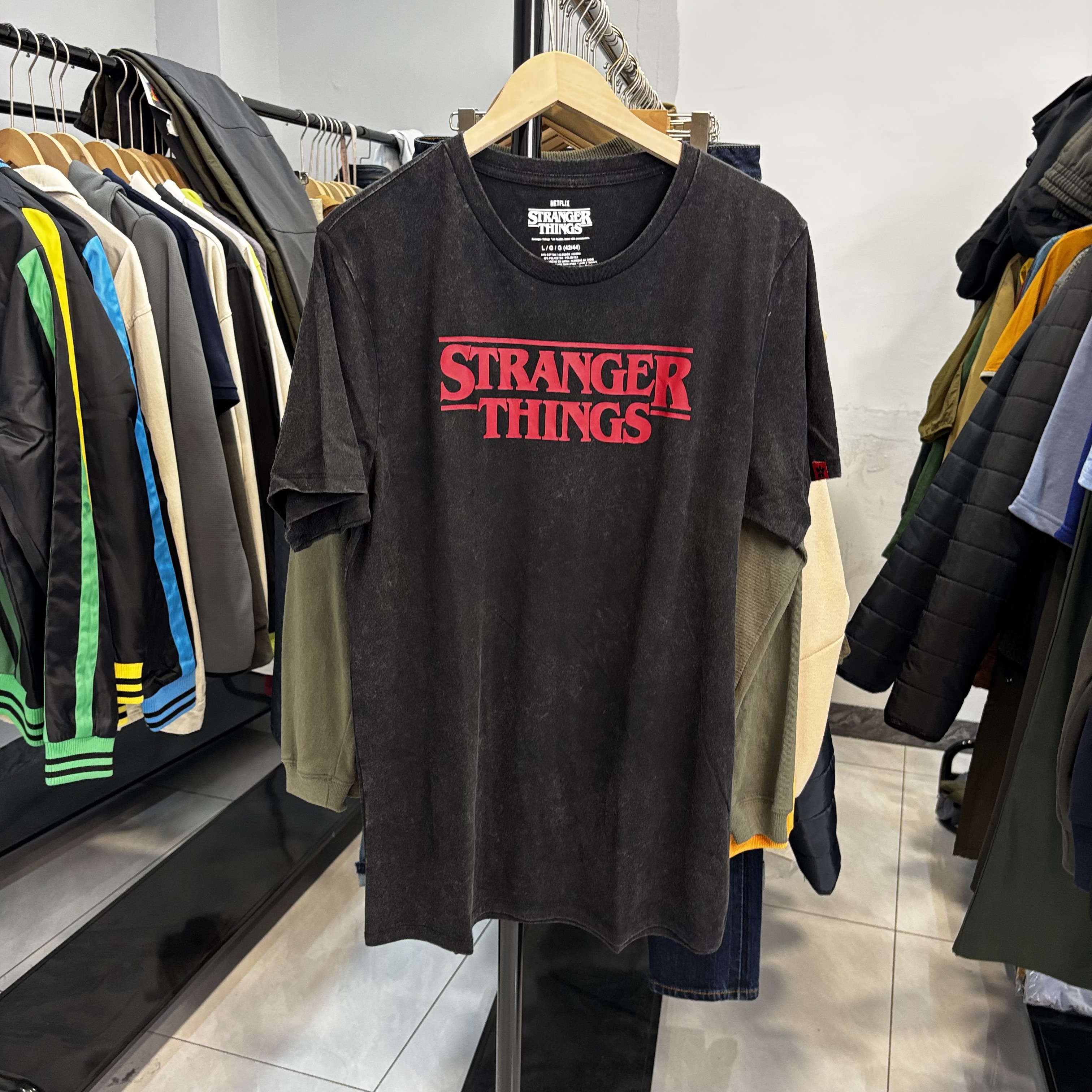 美单水洗做旧！夏季男士印花时尚百搭重工短袖T恤