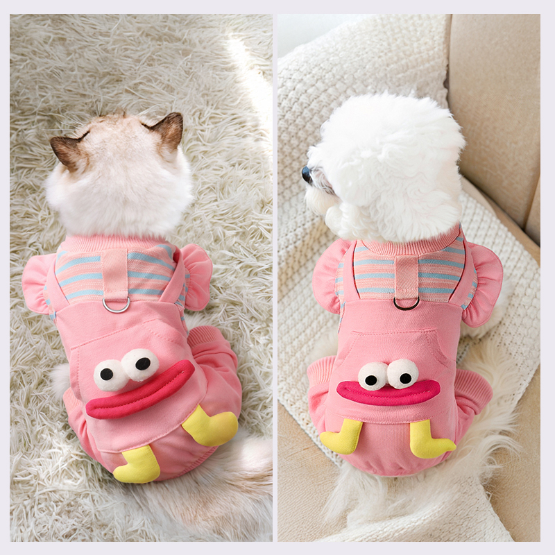 小狗狗猫咪衣服春秋款四脚背带裤宠物服装比熊泰迪布偶护肚防掉毛