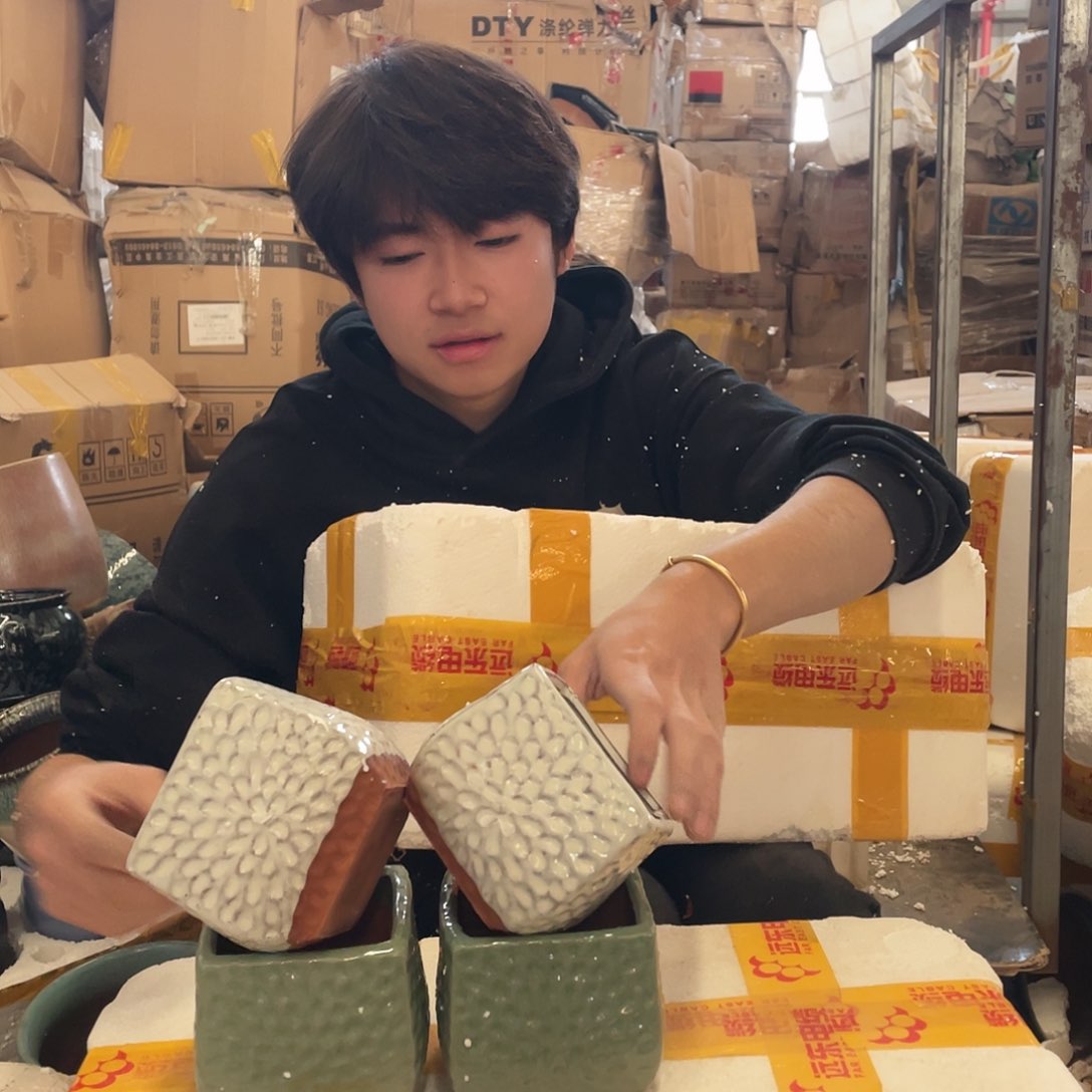 红陶宜兴紫砂花盆