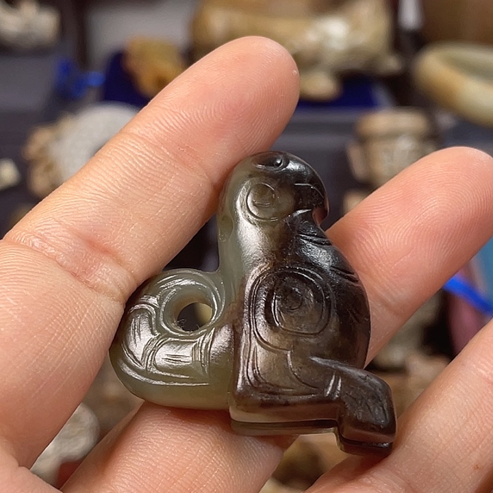 和田玉颈饰未镶嵌全****哥