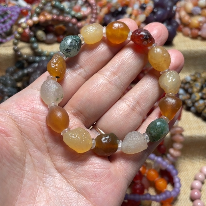 玛瑙/玉髓合金手链