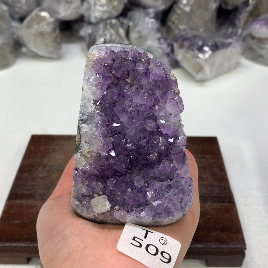 紫晶摆件未镶嵌水晶