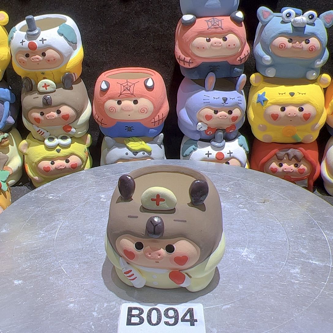 陶瓷手工多肉花盆瑕疵